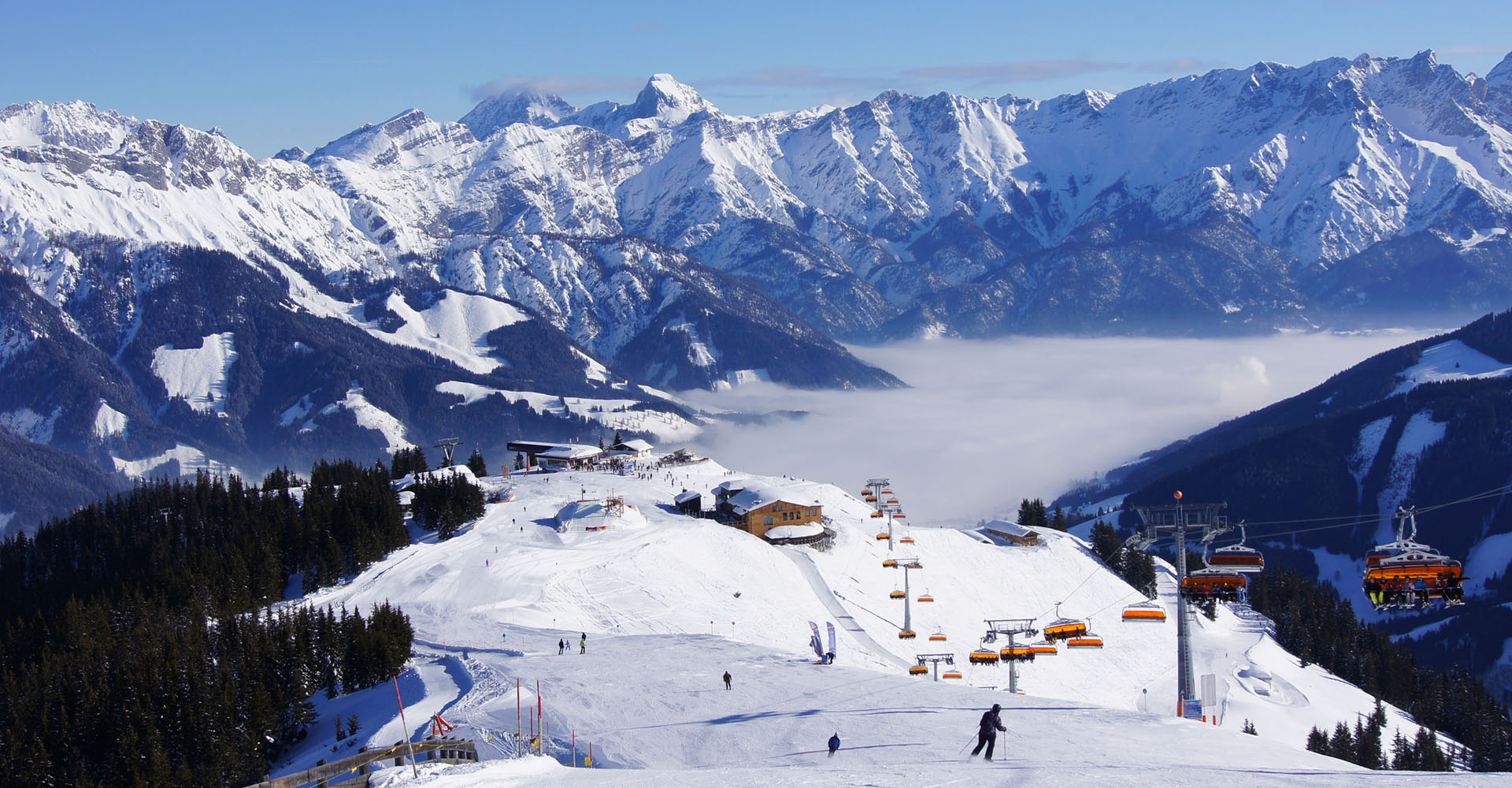 Skifahren in Leogang